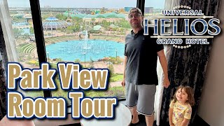 Universal Orlando s NEWEST Hotel inside a Theme Park PARK VIEW Room Tour 4K Helios Grand Hotel