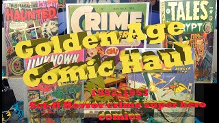 Golden Age Comic Haul  1950s Sci-fi Horror Crime and superhero comics