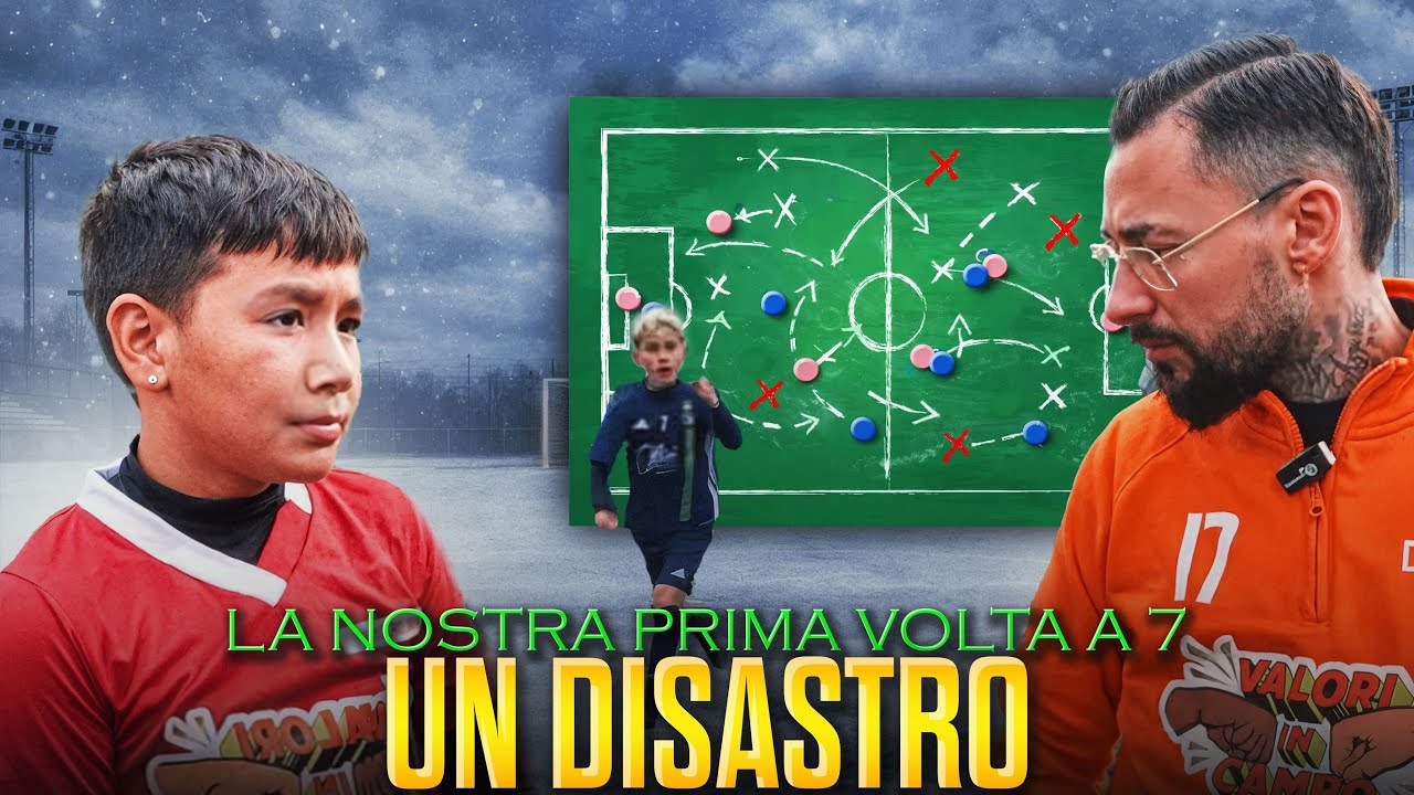 PRIMA VOLTA A 7 : DISASTRO 😱 . Coach senza filtri “partita” . Ospite speciale @ELFICHE10  