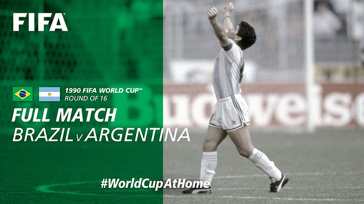 Brazil v Argentina | 1990 FIFA World Cup | Full Match
