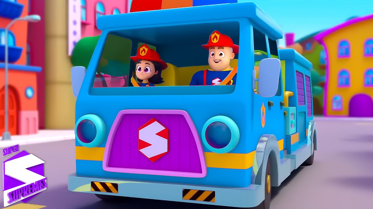 Räder auf dem Feuerwehrauto und mehr Fahrzeugreime für kleine Kinder