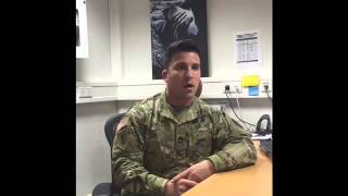 Sergeant First Class Howard - AR NCOIC WTB Europe