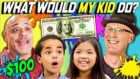 CAN PARENTS GUESS WHAT THEIR KID DOES WITH $100? E...