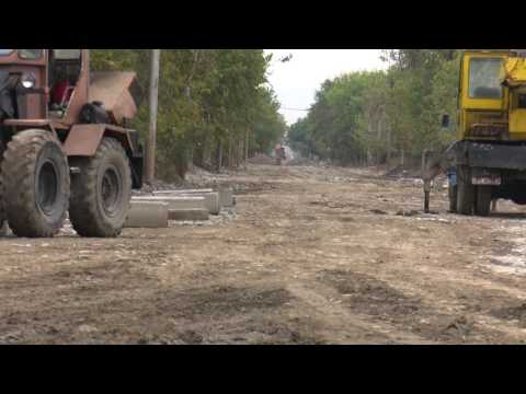 რუსთავში მიმდინარე ინფრასტრუქტურული სამუშაოები. 22.09.2016.