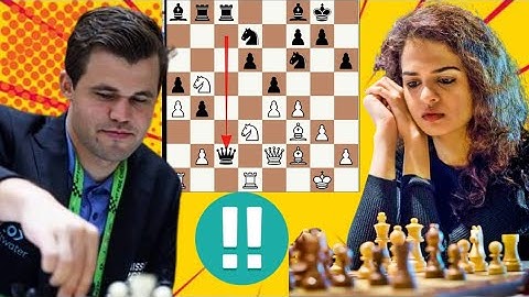 Sound chess game | Magnus Carlsen vs Tania Sachdev 6