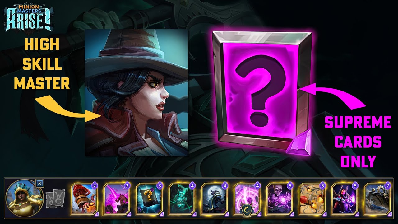 Minion Masters SUPREMES ONLY DECK Diona Control Advanced Deck