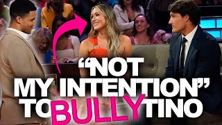 Bachelorette Rachel Recchia Says She Didn't Want To Bully Tino - Defends Aven After Weird Finale