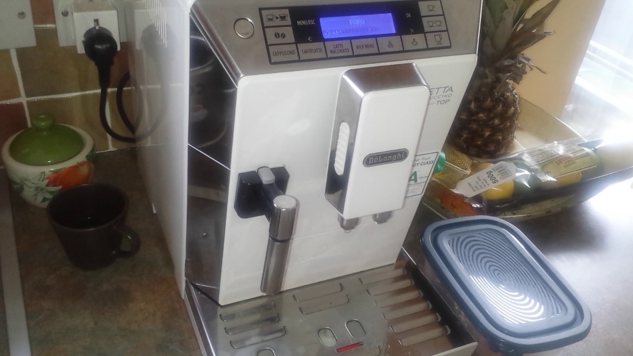 Ekspres Delonghi Eletta problem - YouTube