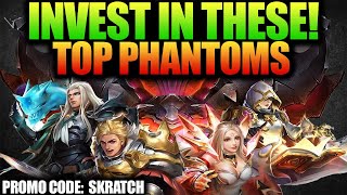 BUILD THIS!! BEST PHANTOMS FOR PROGRESSION EARLY GAME TO ENDGAME SUMMONERS GLORY: ETERNAL FIRE