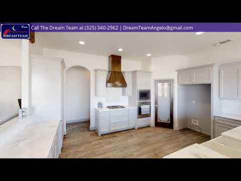 4745 Shadow Creek, San Angelo, TX home video tour