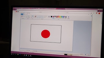 How to draw 3D Bangladeshi Flag in MS Paint