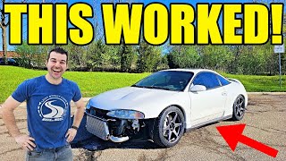 I Turned My Eclipse GSX Into A Mini Nissan GTR With Parts Off A Mustang &amp; Cadillac! Budget GODZILLA!