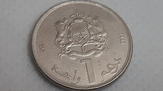 1 درهم 2021 عملة مغربية خضاء نادر غير مكتشف من الهواة جمع العملة المعدنية والشرقية