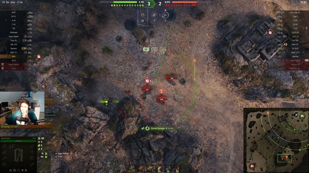 M44 Artillery Training in World of Tanks