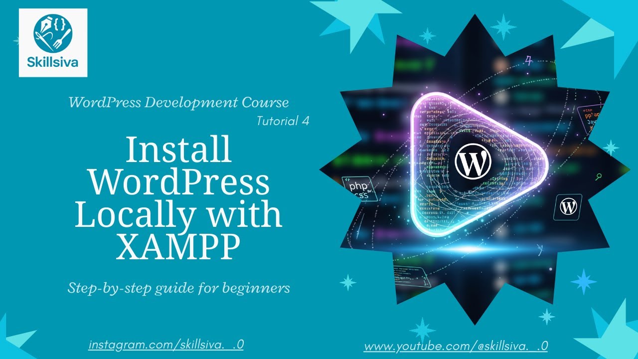 WordPress Full Course | Tutorial 4 How to install WordPress on XAMMP # ...