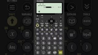 Quadratic Inequalities 2 On A Casio fx-991CW Classwiz Calulator | #casiocalculator #classwiz screenshot 3