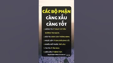 Các bộ phận càng xấu  càng tốt #nguyenvantruongofficial #shorts #baihoccuocsong #trietlycuocsong