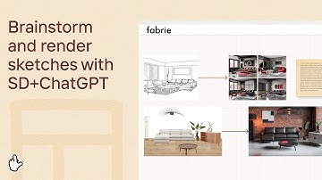 Stable Diffusion+ChatGPT+ControlNet｜Interior design: Brainstorm and render sketches with AI