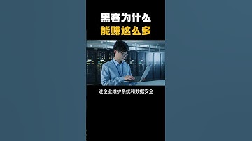 为什么黑客能赚这么多钱？ #程序员 #信息安全 #编程 #网络安全 #计算机 #黑客#hacker #赚钱