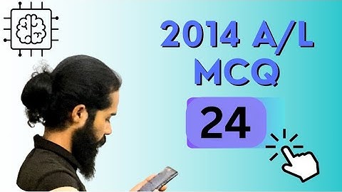 2014 A/L ICT mcq 24 | ICT A+