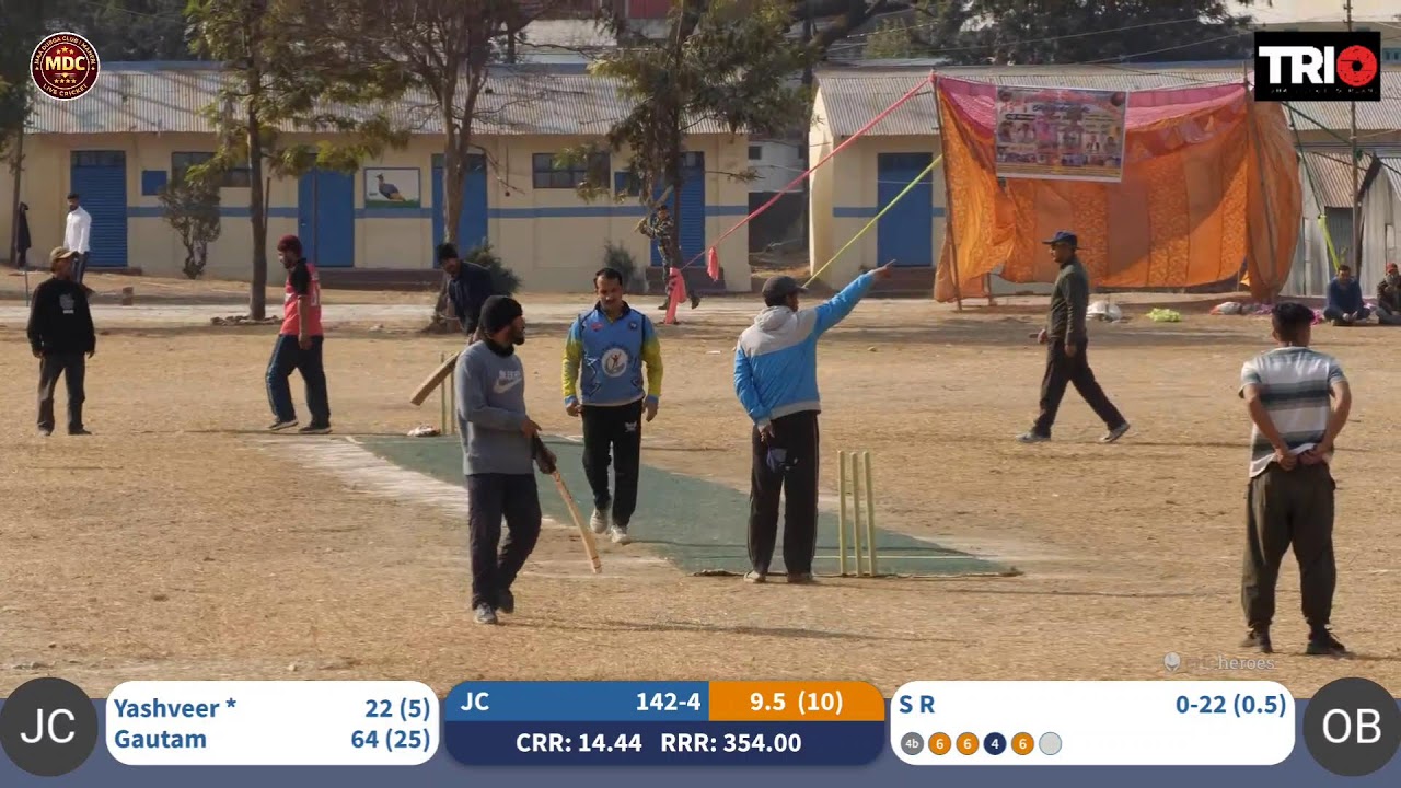 MDC Club Cricket Tournament Maneri:- JR Cafe Vs Online Bhagori
