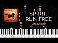 Run Free from Spirit: Stallion of the Cimarron by Hans Zimmer (Piano Solo   Tutorial)