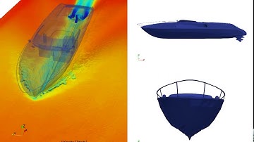 Flow past a boat hull with SPH