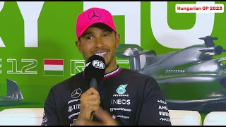 “Are you finally Enjoying F1?” | Lewis Hamilton Press Conference F1 Hungarian GP