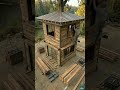 Industrial Rustic Treehouse Build | Steel & Raw Wood Forest Cabin