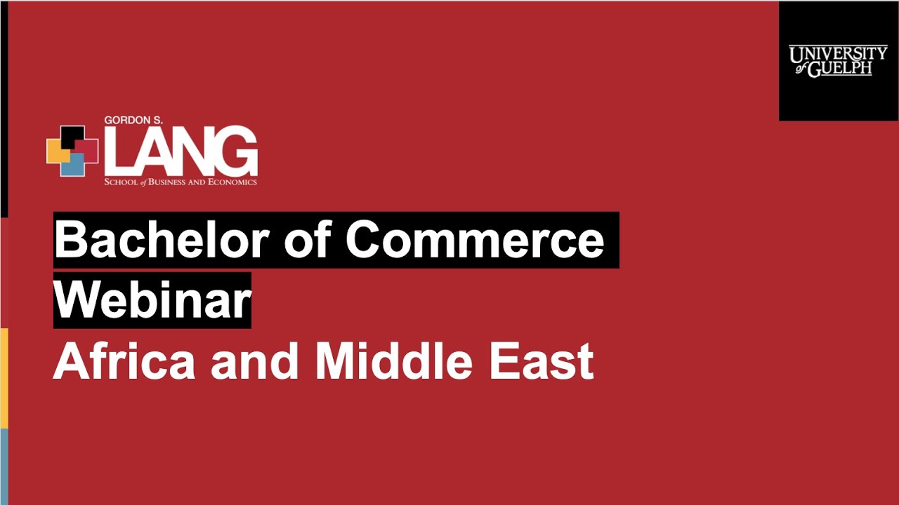 International BComm at Lang Webinar (Africa and Middle East)