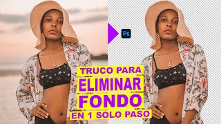 #Truco para eliminar Fondo en tan solo 1 paso con #Photoshop #Tutorial