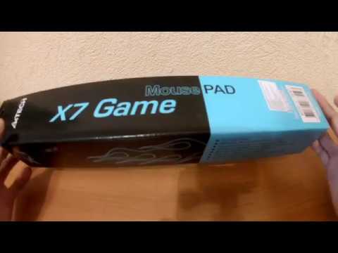 Распаковка Игровой поверхности A4 Tech X7-300 MP Gaming Mouse Pad Black