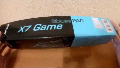 Распаковка Игровой поверхности A4 Tech X7-300 MP Gaming Mouse Pad Black