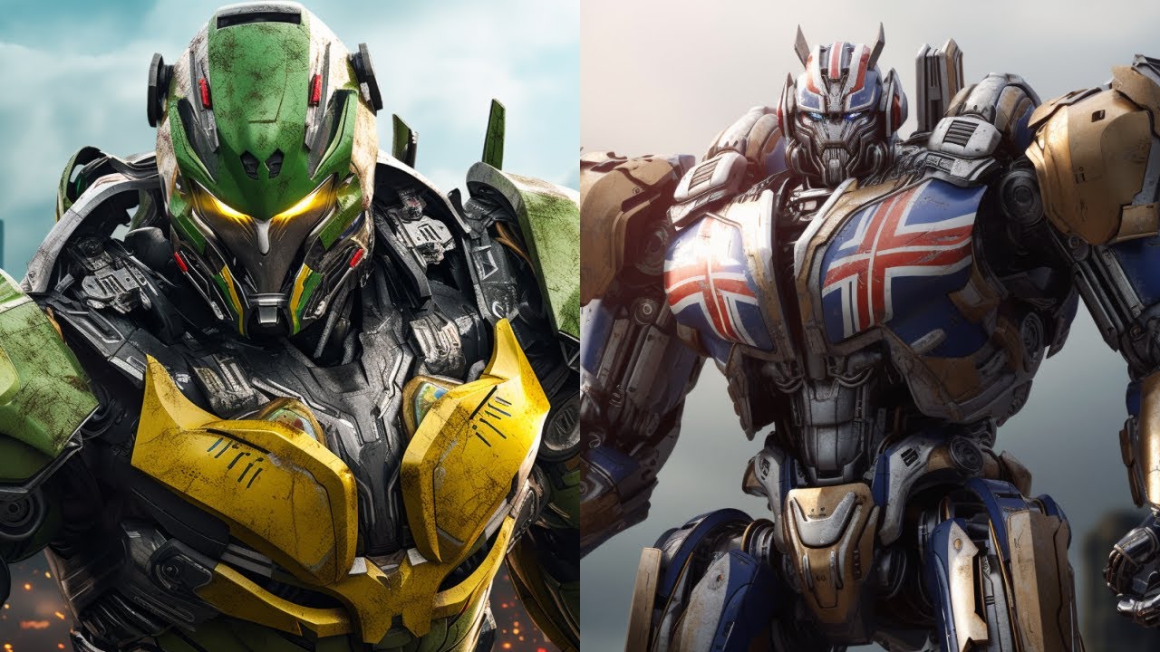 Ai Draws Countries as Transformers ai aiart midjourney country 