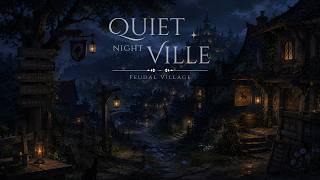 Medieval Village at Night 🏰 Relaxing Fantasy Music for Sleep, Study & Deep Relaxation