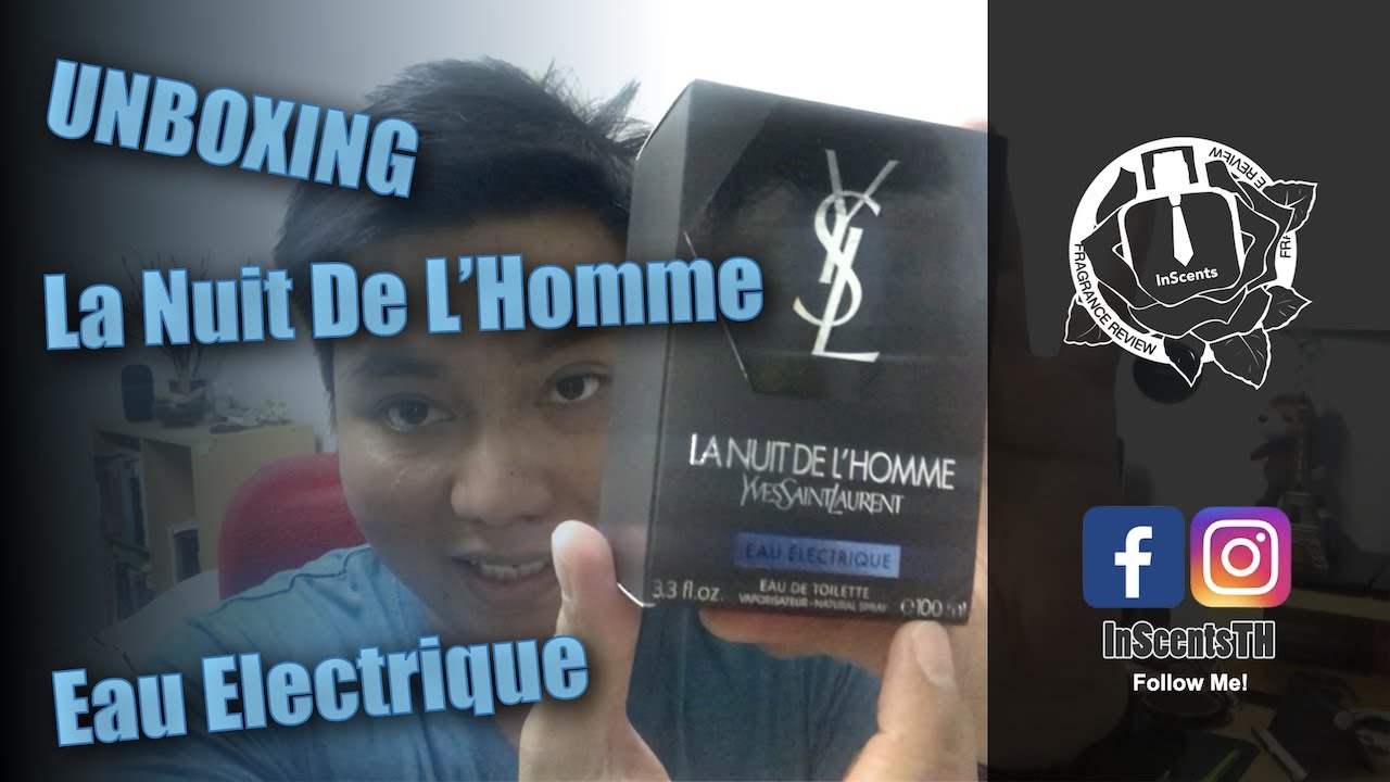 Unboxing: Yves Saint Laurent - La Nuit De L'Homme Bleu Électrique . . .  #unboxing #perfume #decants #fragrance #macedonia #парфеми #деканти…