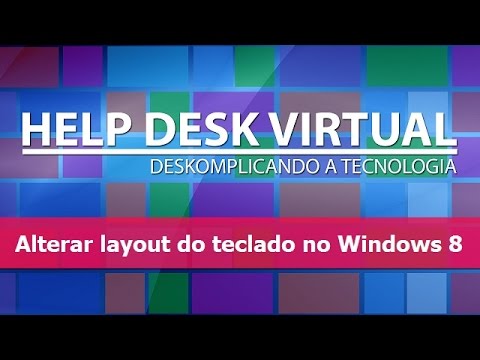 Update New Como alterar o layout do teclado no Windows 8