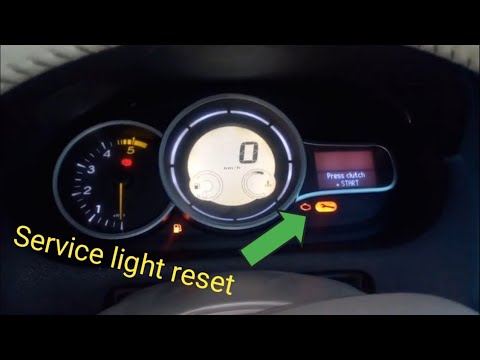 Renault fluence service light reset