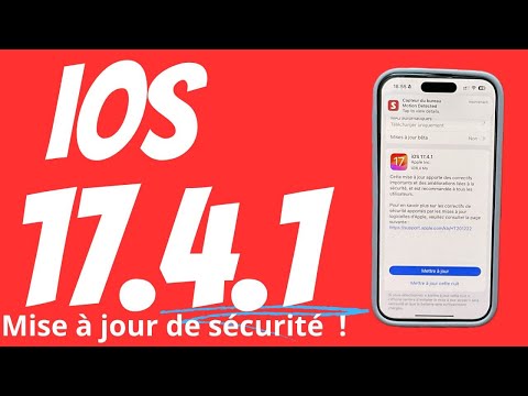 iOS 17.4.1 disponible pour tous !  Correction batterie ? Correctifs de sécurité et bugs ios 17/4