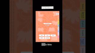 The Book of Law explained featuring our Digital Bible Study Guide in EMBODY | Interactive pdf