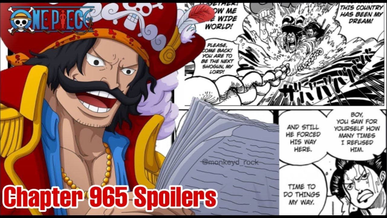 One Piece Chapter 965 Spoilers Release Date Youtube