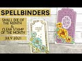 Mini Slimline Cards | Spellbinders Small Die and Clear Stamp of the Month | July 2021 | 2 Cards