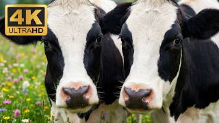 4K Ultra Relaxing COW Soothing Music for Sleep or Study