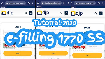 Tutorial e-filling 1770 SS (2020)