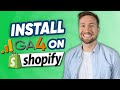 How to Install Google Analytics 4 on Shopify - Easy Step by Step Tutorial