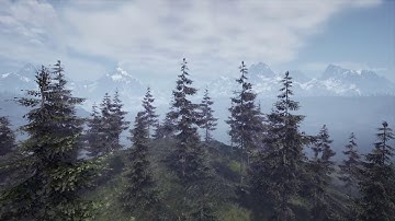 [Unreal Engine] CalmNature Fly Around _ Realtime Environment