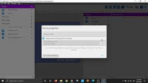 How to share and manage music channels across different scenes in Gdevelop 5