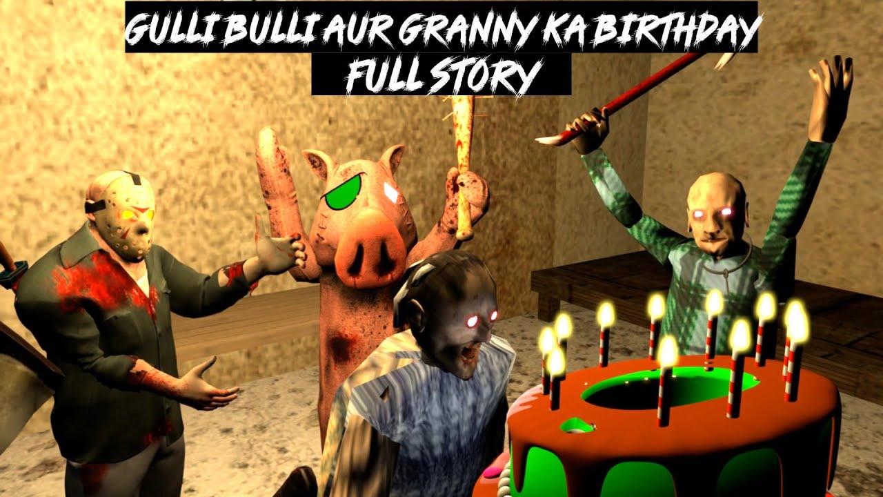 Gulli Bulli Aur Granny Ka Birthday Full Story  Granny Horror Story  Make Joke Horror  Mjh