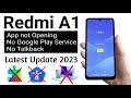 Redmi A1 (2022) FRP UNLOCK (No Talkback/No Google Play Service) - 2023 New Method (NO PC)