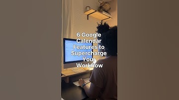 6 Google Calendar features to level up your workflow & productivity ✨| My fave Gcal features